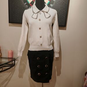 French Connection Black Pencil Skirt
